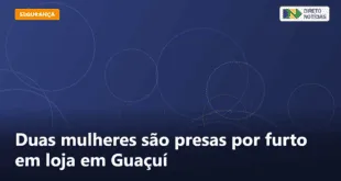 Duas mulheres são presas por furto em loja em Guaçuí — Direto Notícias