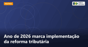Ano de 2026 marca implementação da reforma tributária — Direto Notícias
