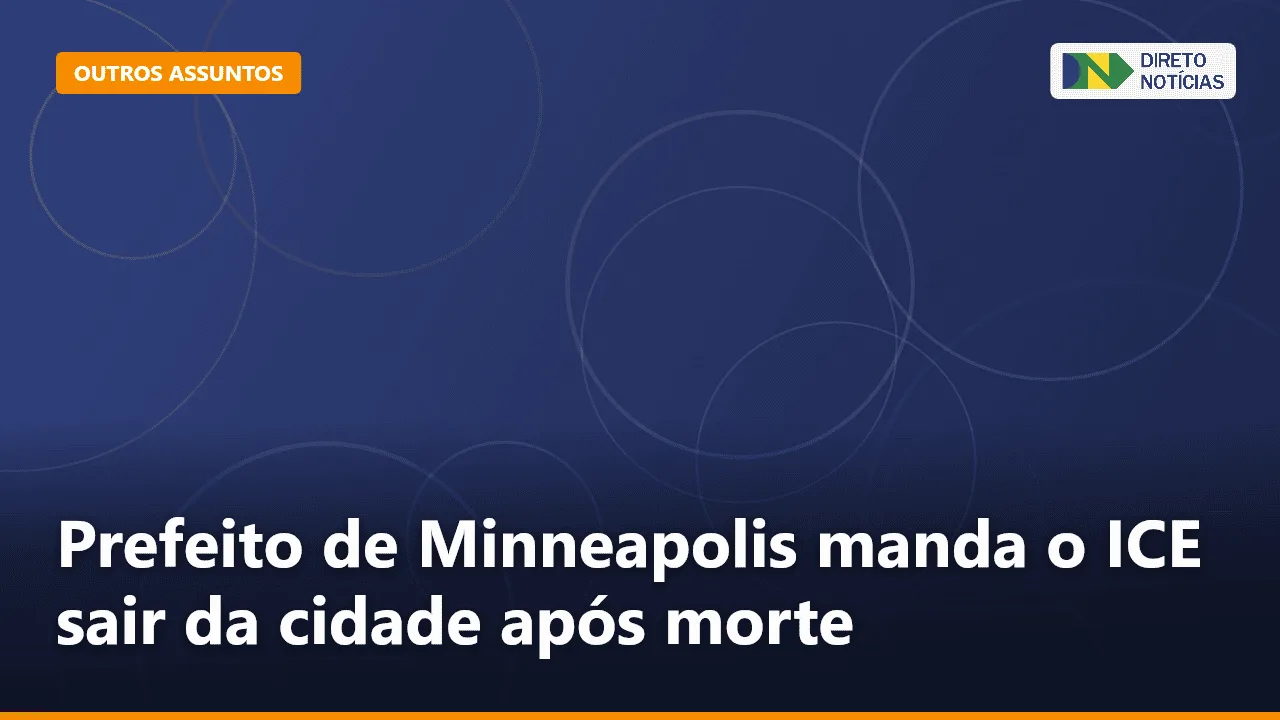 Prefeito de Minneapolis manda o ICE sair da cidade após morte — Direto Notícias