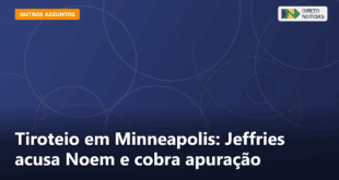 Tiroteio em Minneapolis: Jeffries acusa Noem e cobra apuração — Direto Notícias