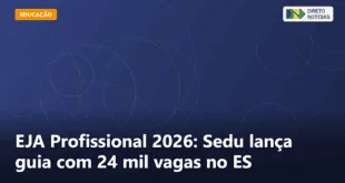 EJA Profissional 2026: Sedu lança guia com 24 mil vagas no ES — Direto Notícias