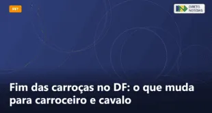 Fim das carroças no DF: o que muda para carroceiro e cavalo — Direto Notícias