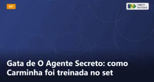 Gata de O Agente Secreto: como Carminha foi treinada no set — Direto Notícias