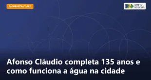 Afonso Cláudio completa 135 anos e como funciona a água na cidade — Direto Notícias