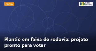 Plantio em faixa de rodovia: projeto pronto para votar — Direto Notícias