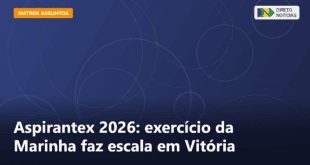 Aspirantex 2026: exercício da Marinha faz escala em Vitória — Direto Notícias