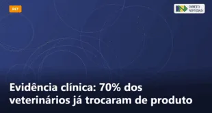 Evidência clínica: 70% dos veterinários já trocaram de produto — Direto Notícias