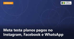 Meta testa planos pagos no Instagram, Facebook e WhatsApp — Direto Notícias