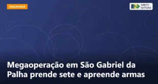 Megaoperação em São Gabriel da Palha prende sete e apreende armas — Direto Notícias