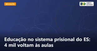 Educação no sistema prisional do ES: 4 mil voltam às aulas — Direto Notícias