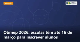 Obmep 2026: escolas têm até 16 de março para inscrever alunos — Direto Notícias