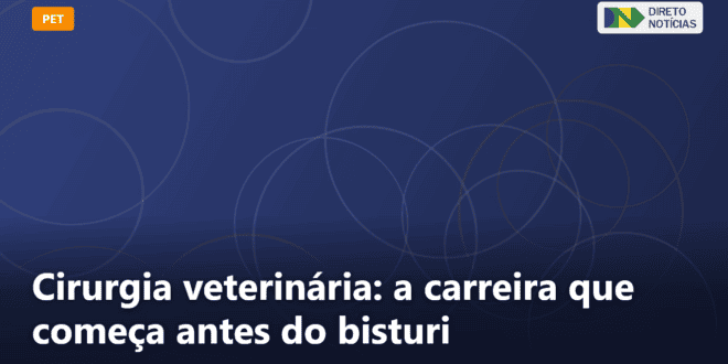 Cirurgia veterinária: a carreira que começa antes do bisturi — Direto Notícias