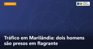 Tráfico em Marilândia: dois homens são presos em flagrante — Direto Notícias