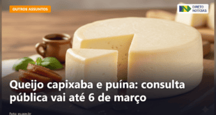 Queijo capixaba e puína: consulta pública vai até 6 de março — Direto Notícias