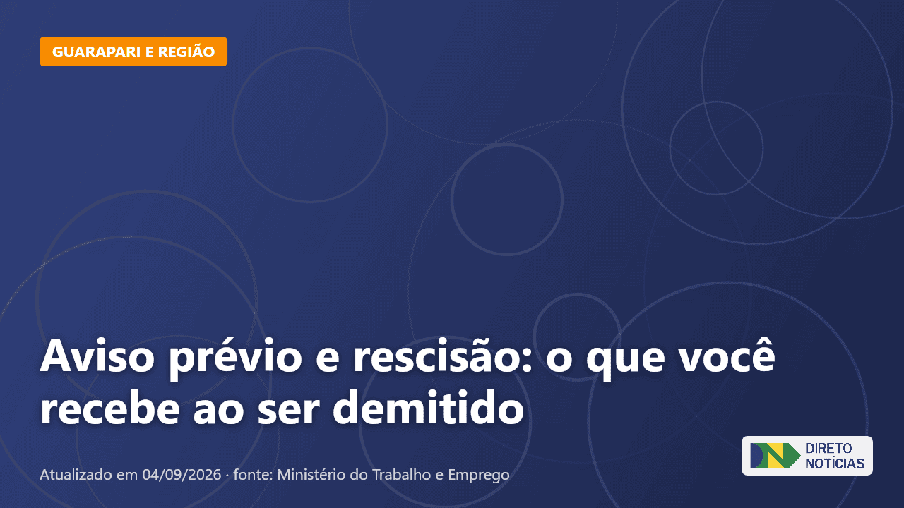 Imagem ilustrativa relacionada a aviso prévio