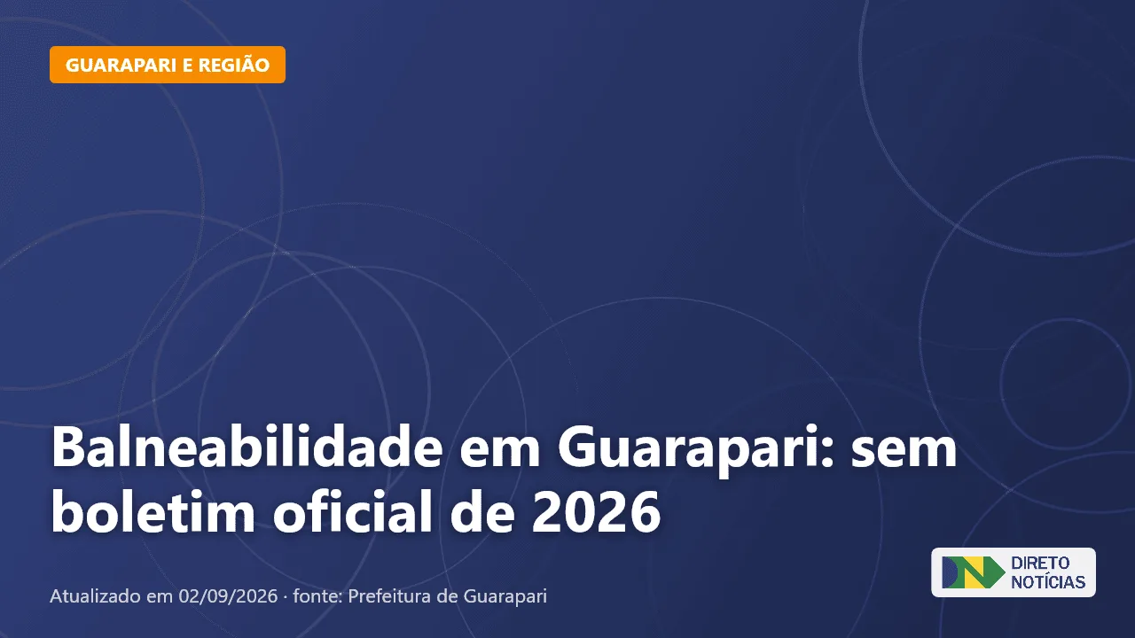Imagem ilustrativa relacionada a balneabilidade guarapari