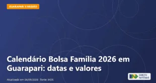 Imagem ilustrativa relacionada a calendário bolsa família