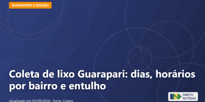 Imagem ilustrativa relacionada a coleta de lixo guarapari