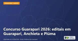 Imagem ilustrativa relacionada a concurso guarapari 2026