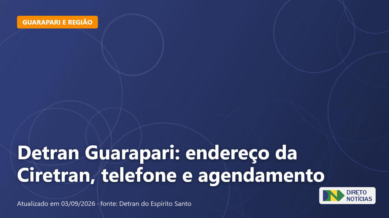 Imagem ilustrativa relacionada a detran guarapari