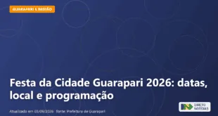 Imagem ilustrativa relacionada a festa da cidade guarapari 2026