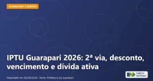 Imagem ilustrativa relacionada a iptu guarapari 2026