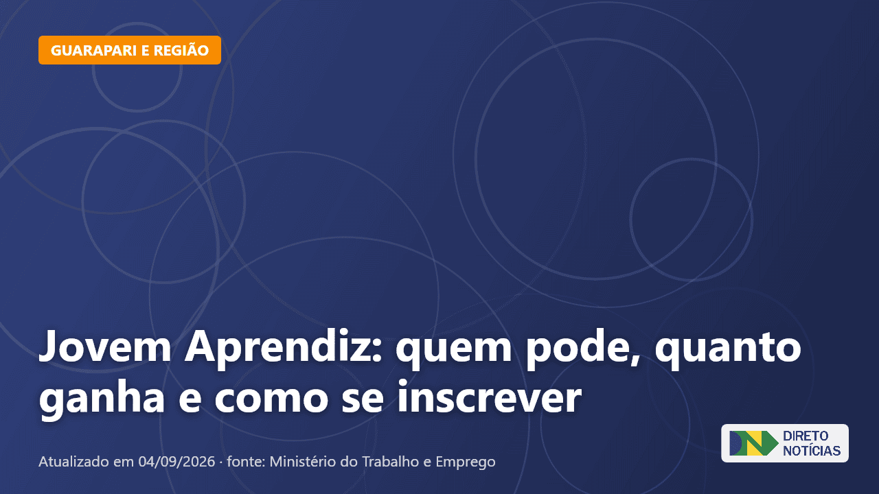 Imagem ilustrativa relacionada a jovem aprendiz