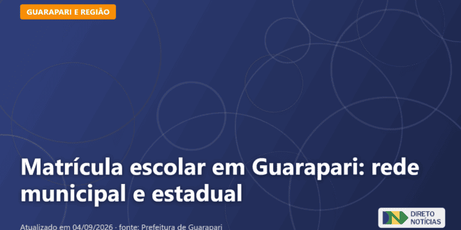 Imagem ilustrativa relacionada a matrícula escolar