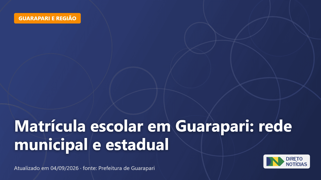 Imagem ilustrativa relacionada a matrícula escolar