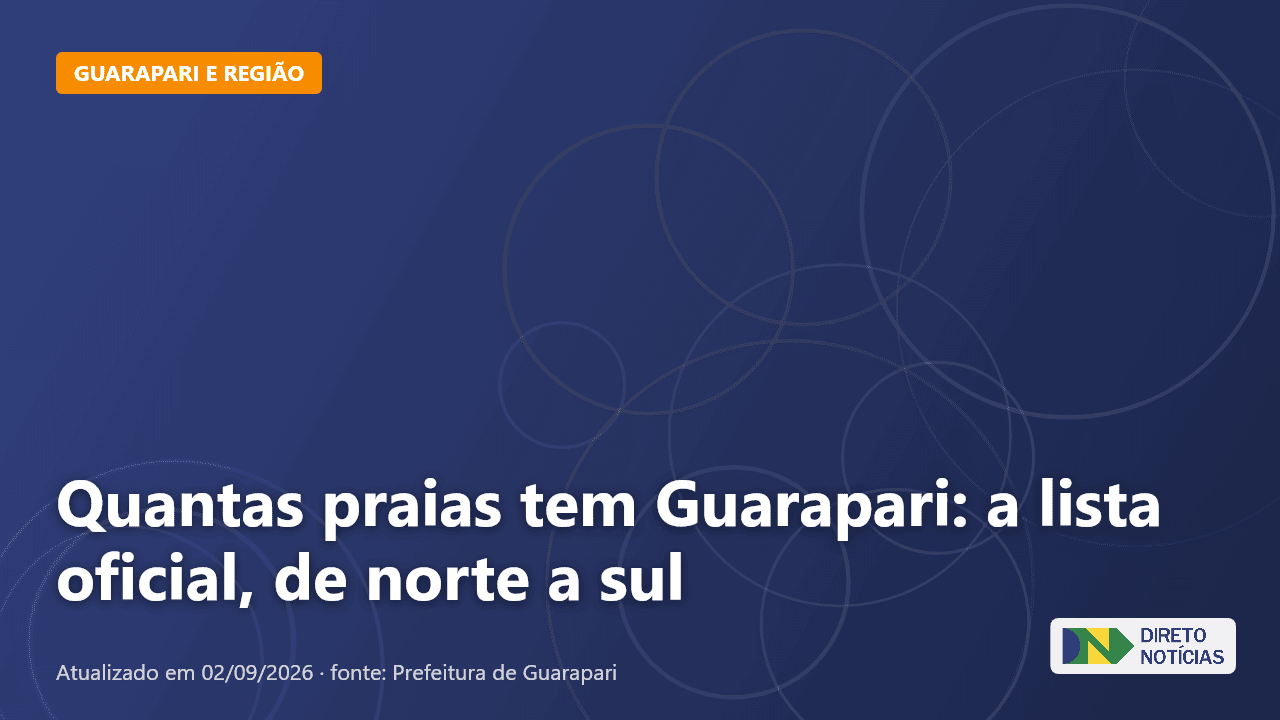 Imagem ilustrativa relacionada a quantas praias tem guarapari