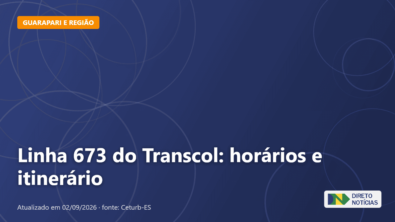 Imagem ilustrativa relacionada a transcol 673