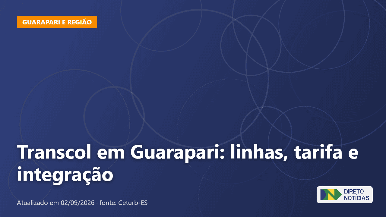Imagem ilustrativa relacionada a transcol guarapari