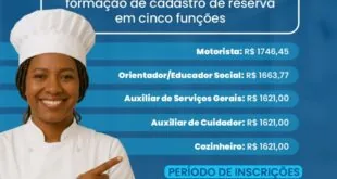Guarapari abre processo seletivo da Semtac para cinco funções