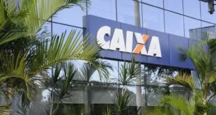 Fachada de agência da Caixa Econômica Federal