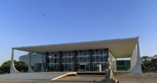 Sede do Supremo Tribunal Federal, na Praça dos Três Poderes, em Brasília
