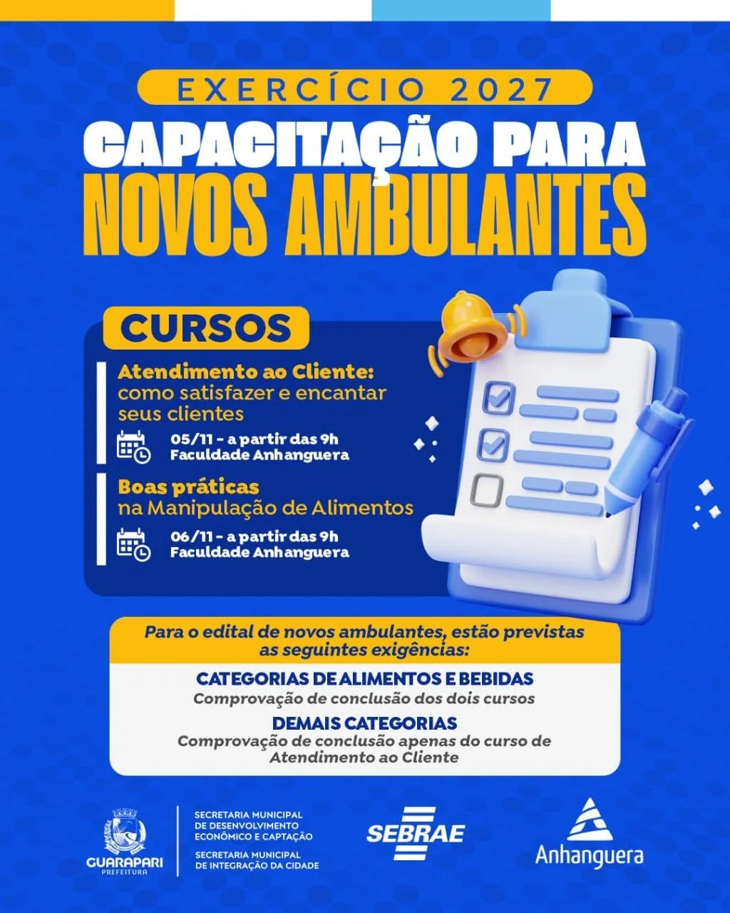 cursos para ambulantes