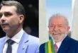 Flávio Bolsonaro e Lula