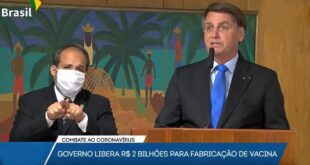 Bolsonaro libera 2 bi para vacina