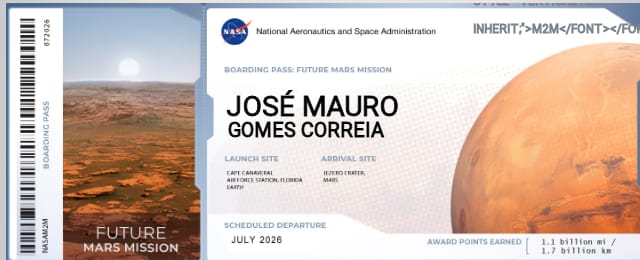 NASA enviará nome de Guarapariense