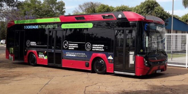 Scania testa ônibus elétrico na UNESP