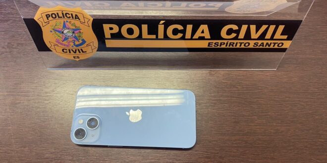 PCES recupera aparelho celular roubado em Vitória