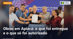 Obras em Apiacá: o que foi entregue e o que só foi autorizado — Direto Notícias