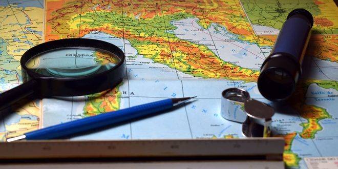 Mapa-múndi simbolizando cooperação técnica entre países em desenvolvimento