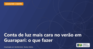 Conta de luz mais cara no verão em Guarapari: o que fazer