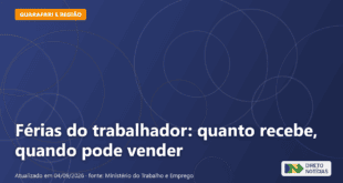 Férias do trabalhador: quanto recebe, quando pode vender